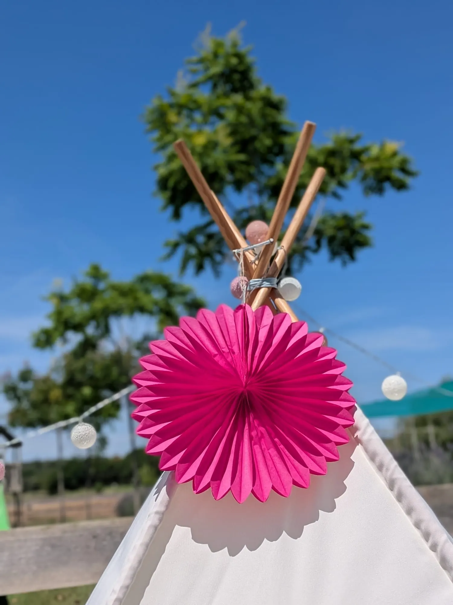 Tipi amb temàtica de ballarines – muntatge 2