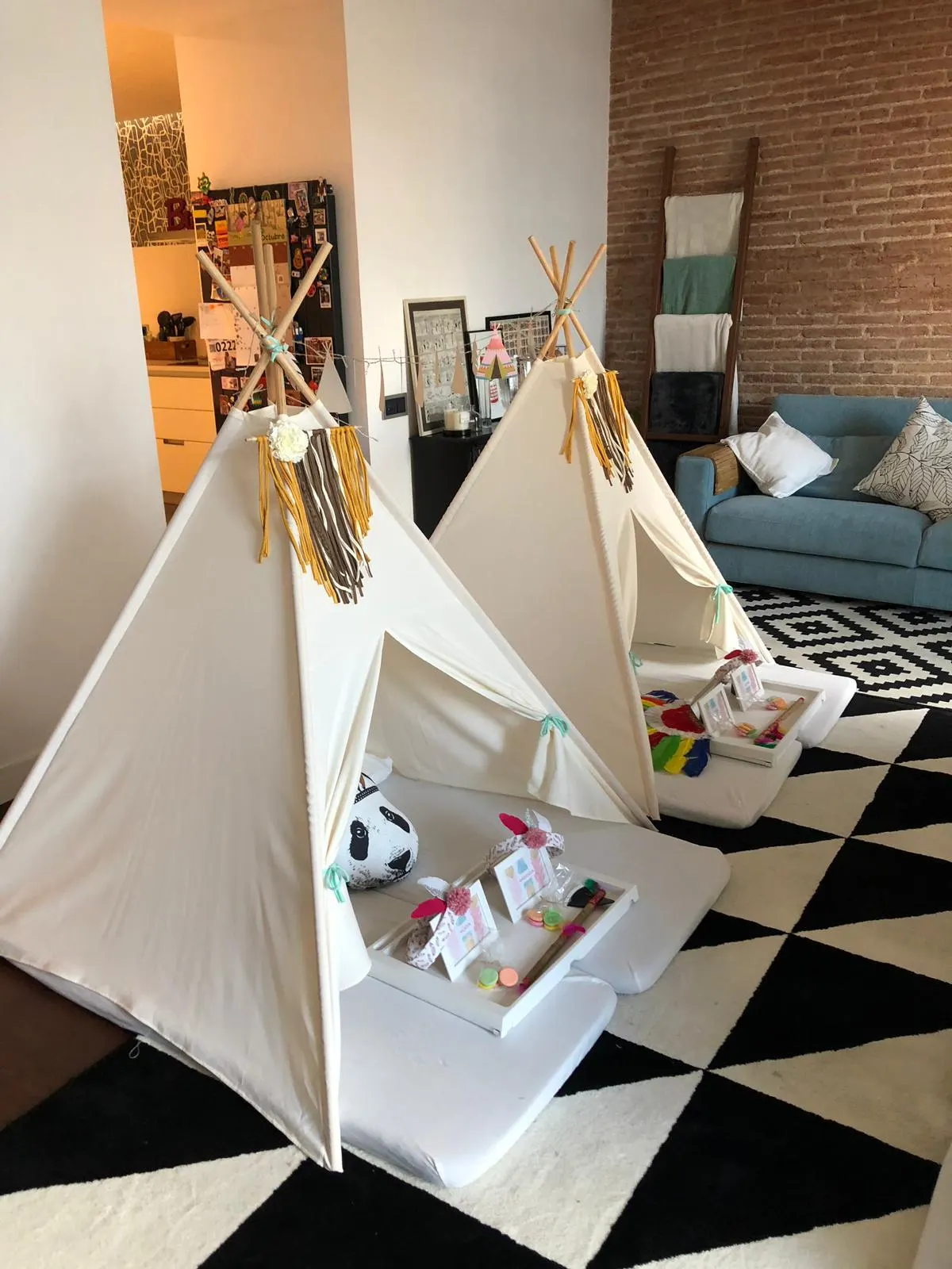 Tipi amb temàtica de futbol – muntatge 3