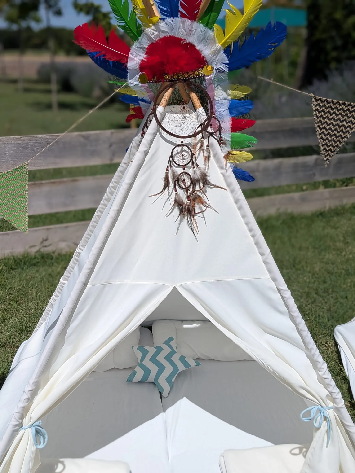 Tipi amb temàtica d'indis – muntatge 2