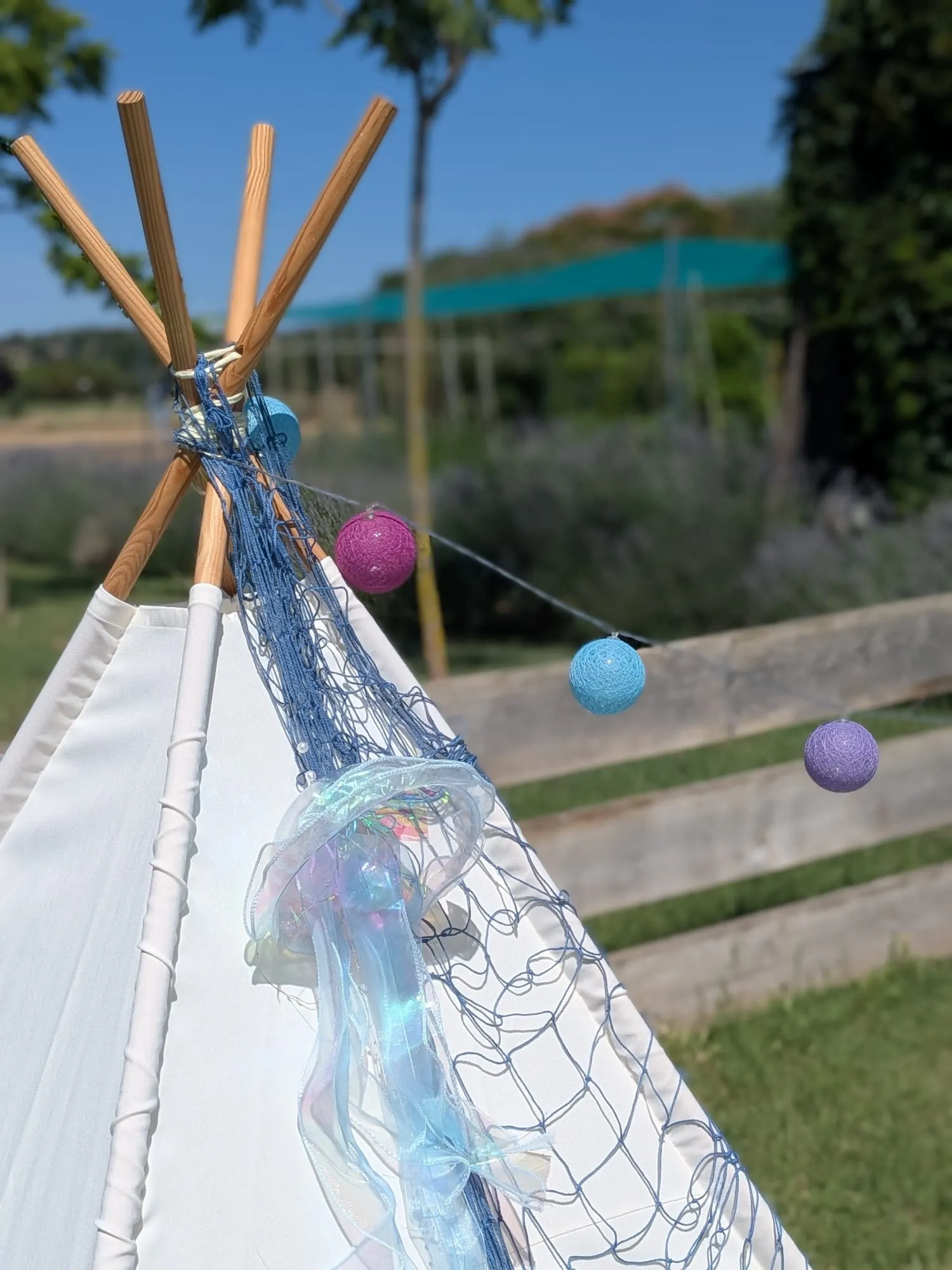 Tipi amb temàtica de fons marí – muntatge 5