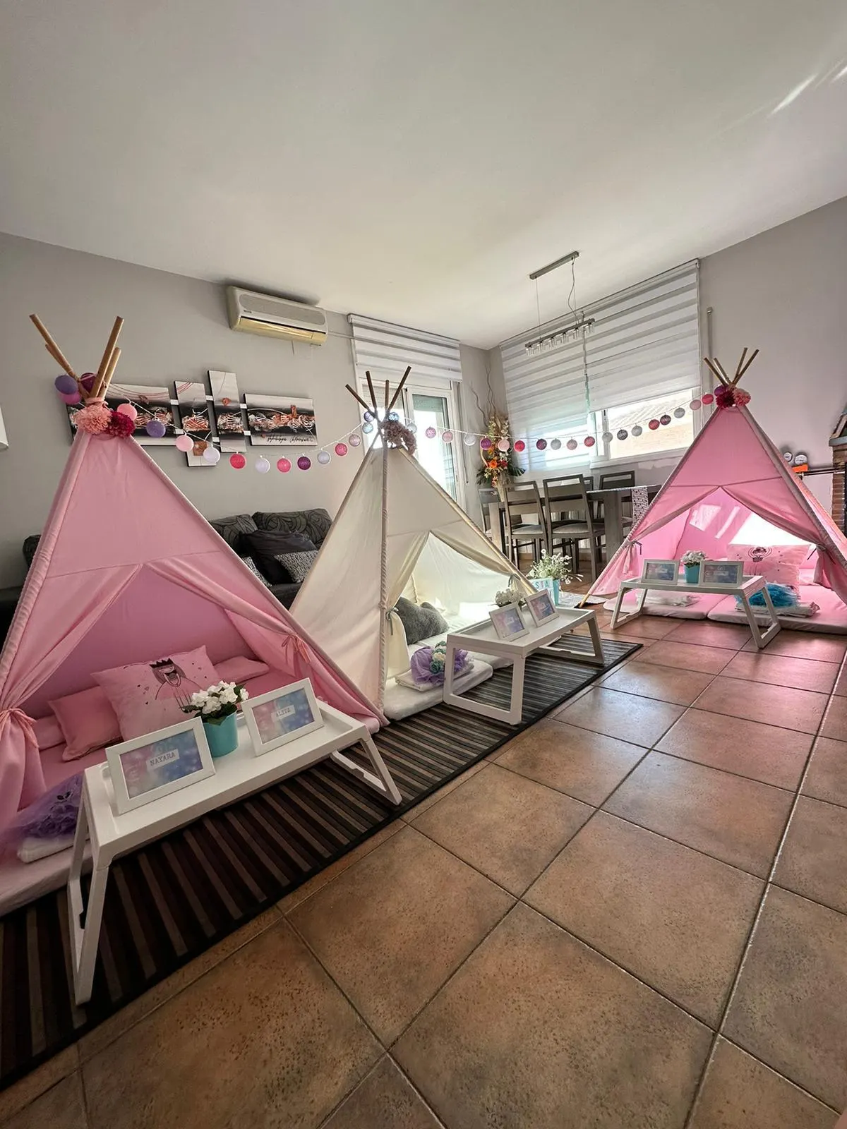 Tipi amb temàtica de princeses – muntatge 2