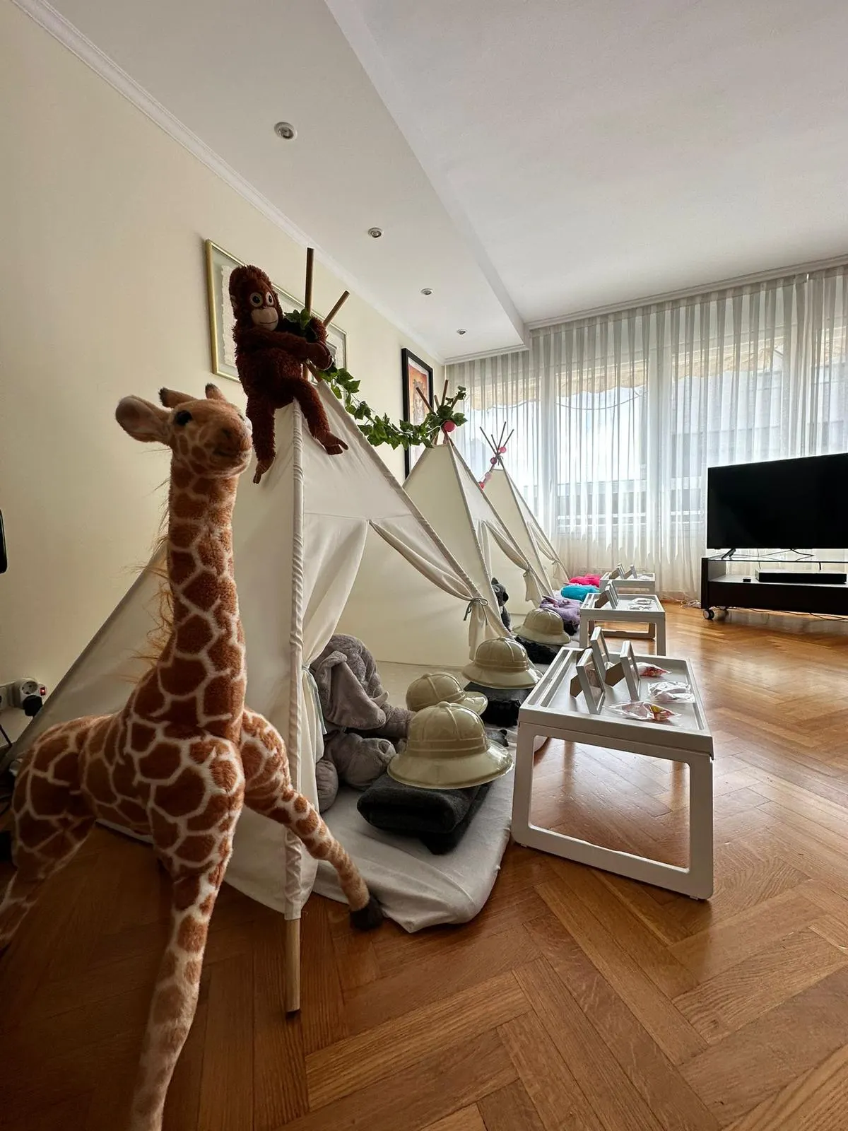Tipi amb temàtica de safari – muntatge 3
